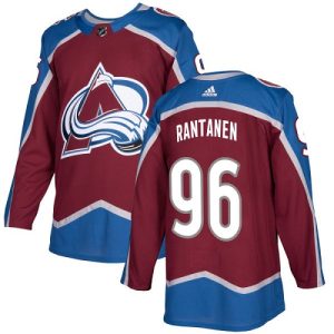 Herren Colorado Avalanche Eishockey Trikot Mikko Rantanen #96 Authentic Burgundy Rot Heim